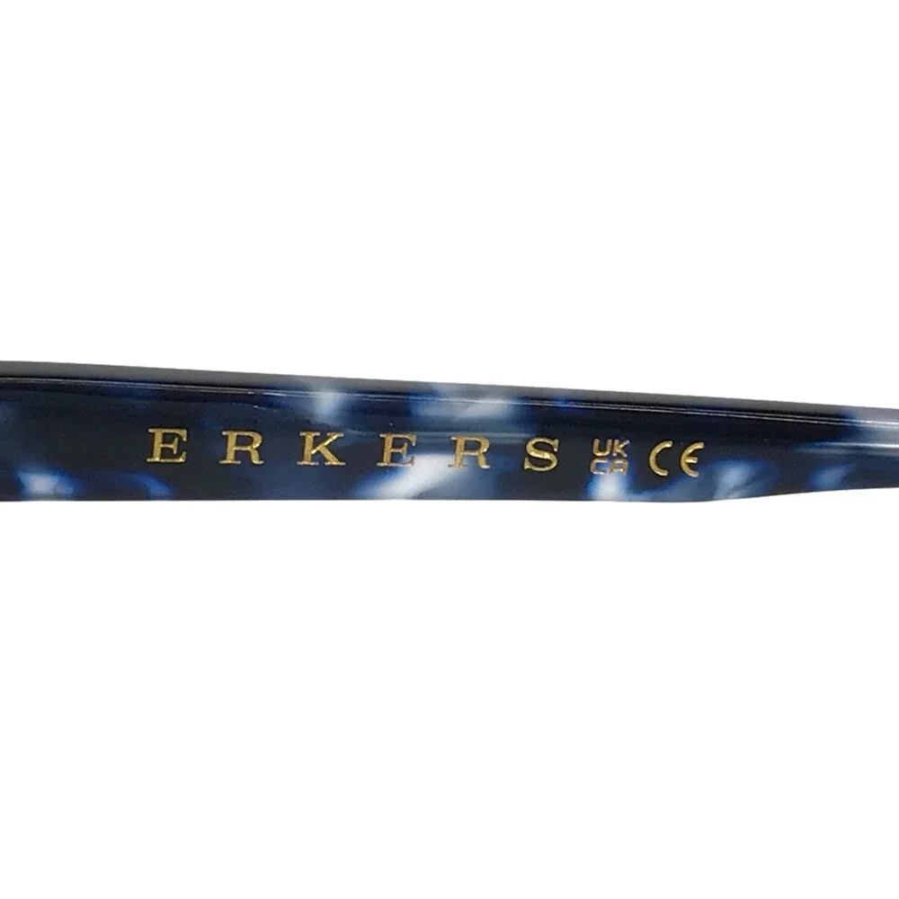 Erkers Eyeglasses Frames CHAIN OF ROCKS Wednesday Matte Blue 54-18-146